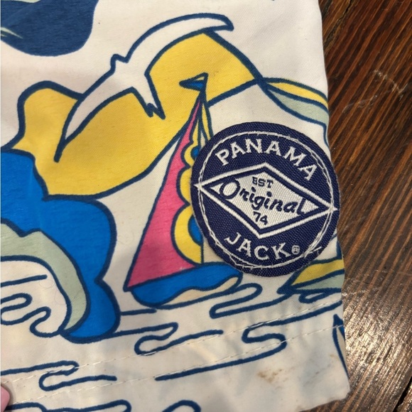 Panama Jack The Original Men’s Hawaiian Beach Board Shorts Sz 34 Drawstring - Picture 3 of 6